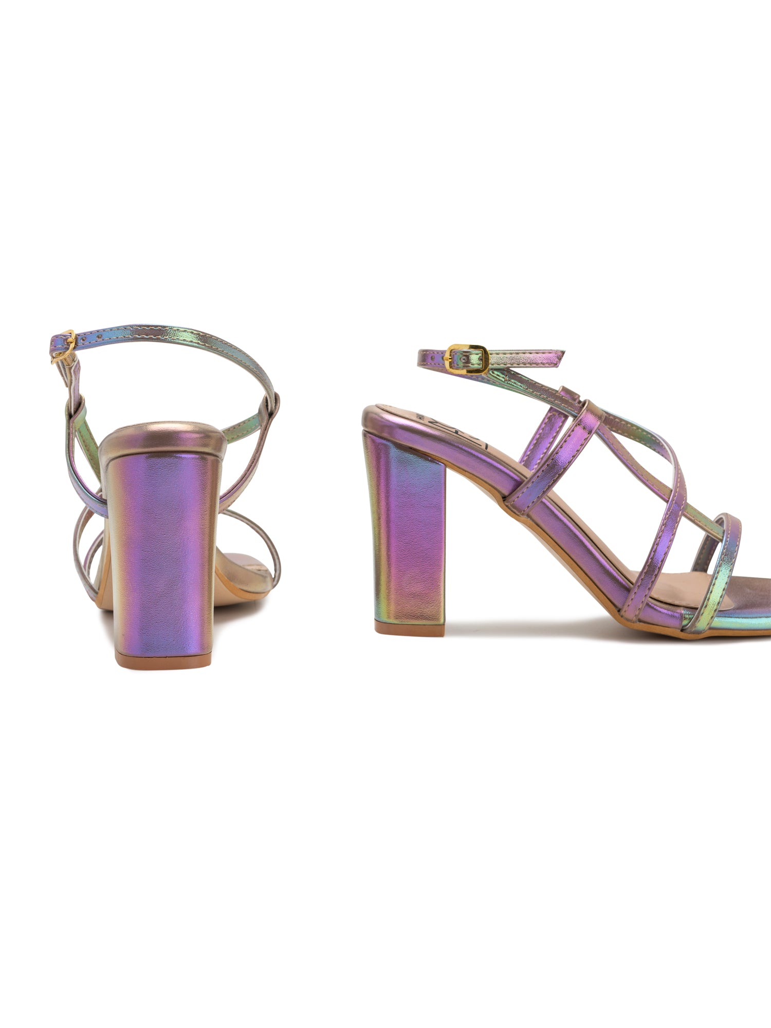 Buy Women's Purple High Sandals Online | Next UK